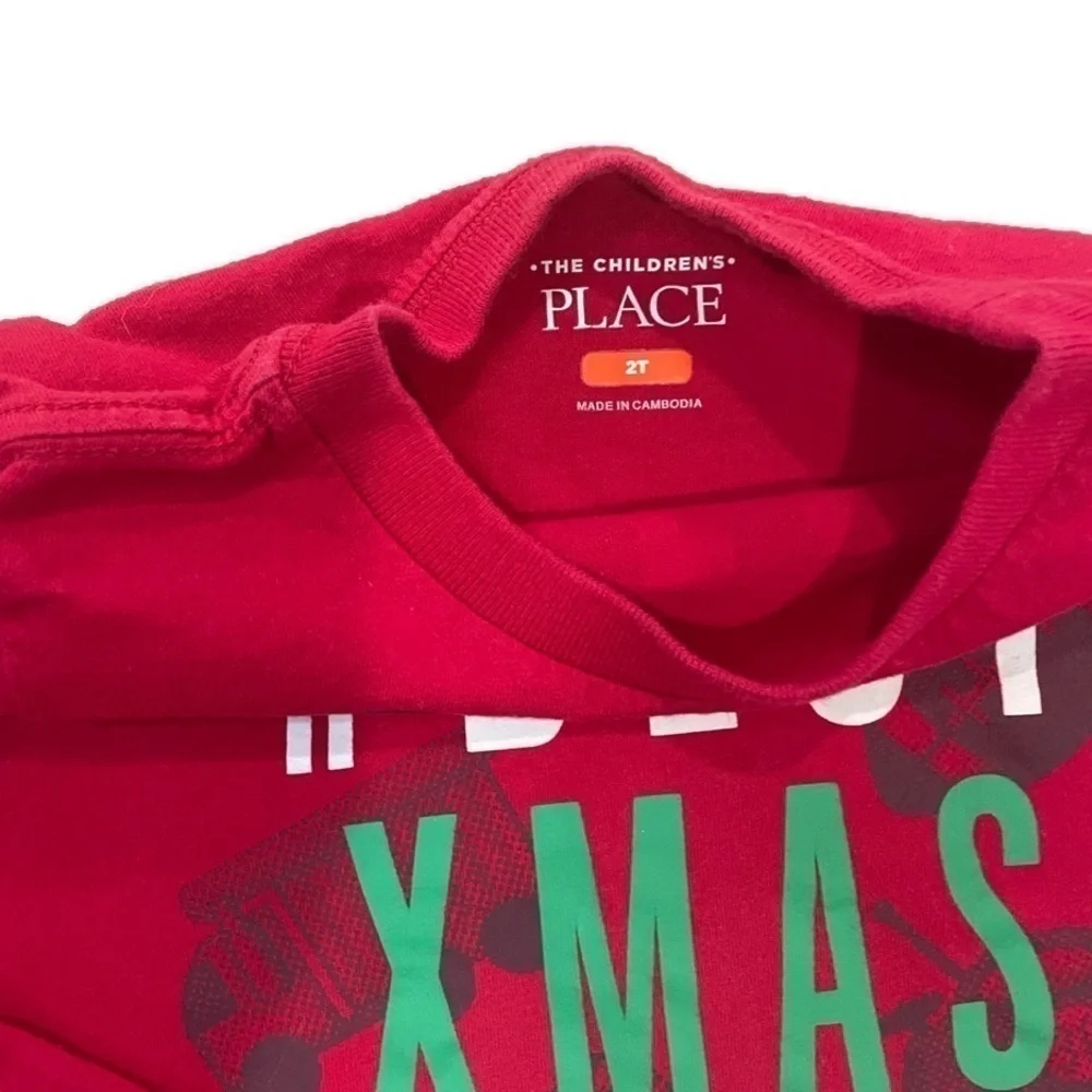 ⭐️The Children’s Place 3T Long Sleeve Cotton T-Shirt Red 5/$25